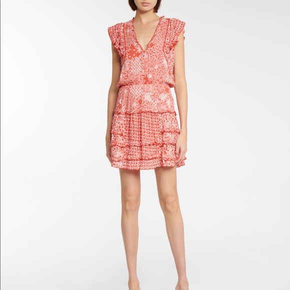 NWT Poupette St. Barth Paulina floral minidress - Picture 1 of 5